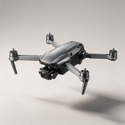 Drone NIMBUS 4K en vol — packshot studio