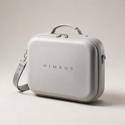 Sac de transport NIMBUS gris, ferme, avec sa bandouliere